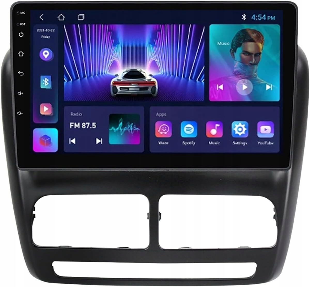 Autorádio Navigace Camecho 2DIN Android Fiat Doblo 2010-15 Combo