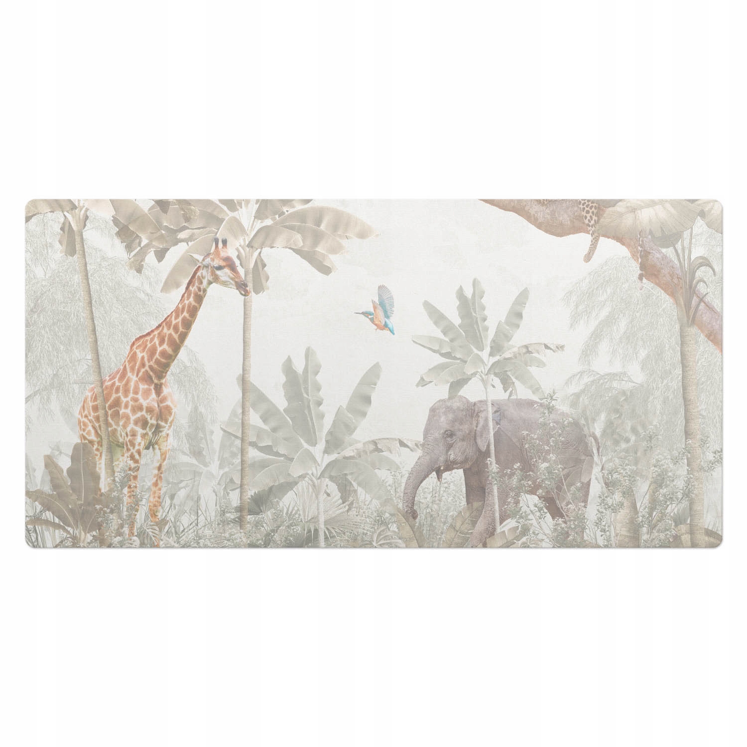 Podložka Ochranná Podložka Psací stůl Klávesnice Myš Rajská hustá 100x50 cm