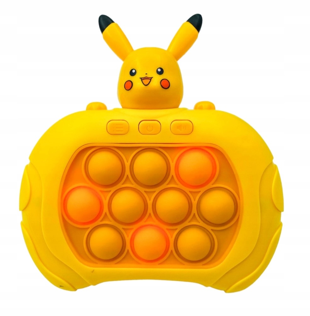 POP IT GRA ZRĘCZNOŚCIOWA PIKACZU ANTYSTRESOWA FAST PUSH PIKACHU POKEMON