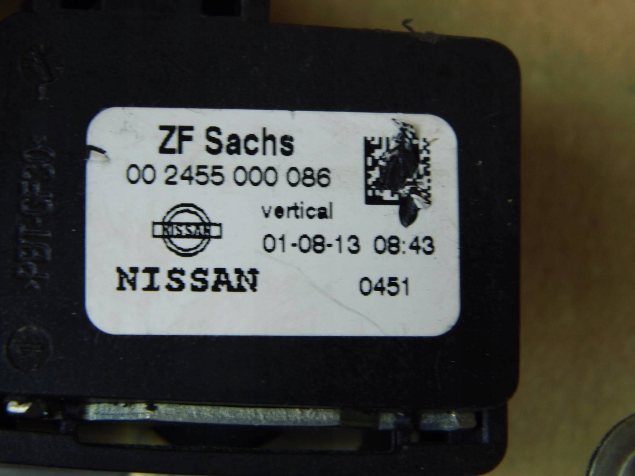 Infiniti FX II QX70 module sensor springing 002455000086