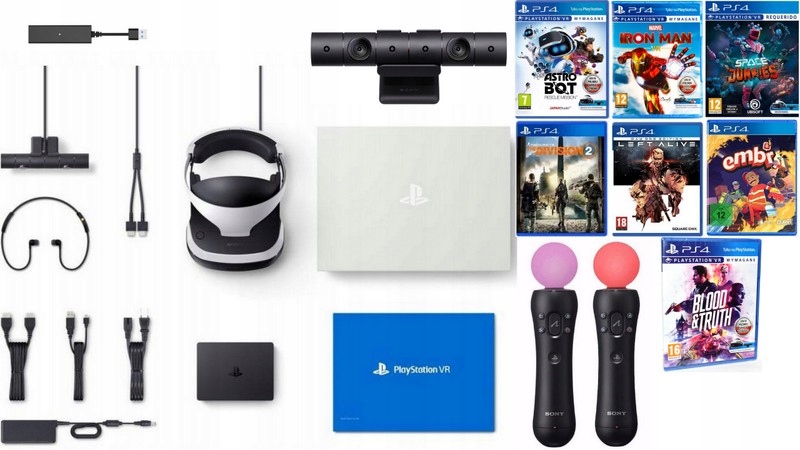 PlayStation VR PS camera同梱版, PS Move、ソフト PlayStation VR PS camera同梱版, PS Move、ソフト SONY