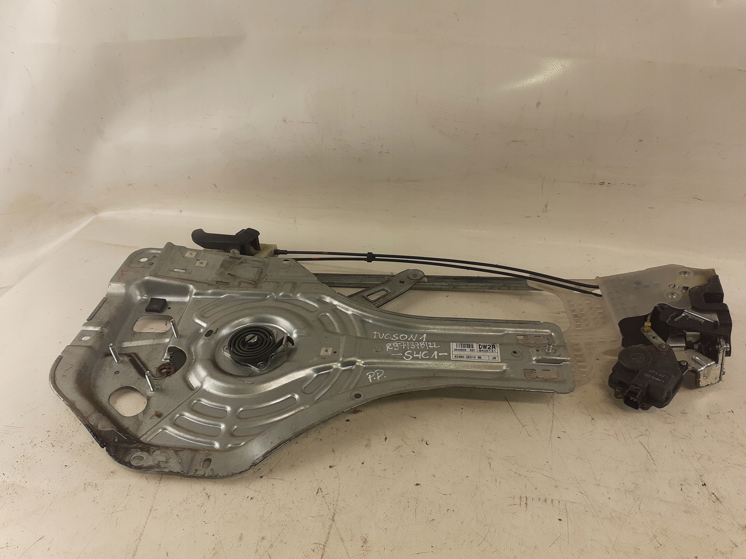 mechanism windows Tucson Hyundai and right front