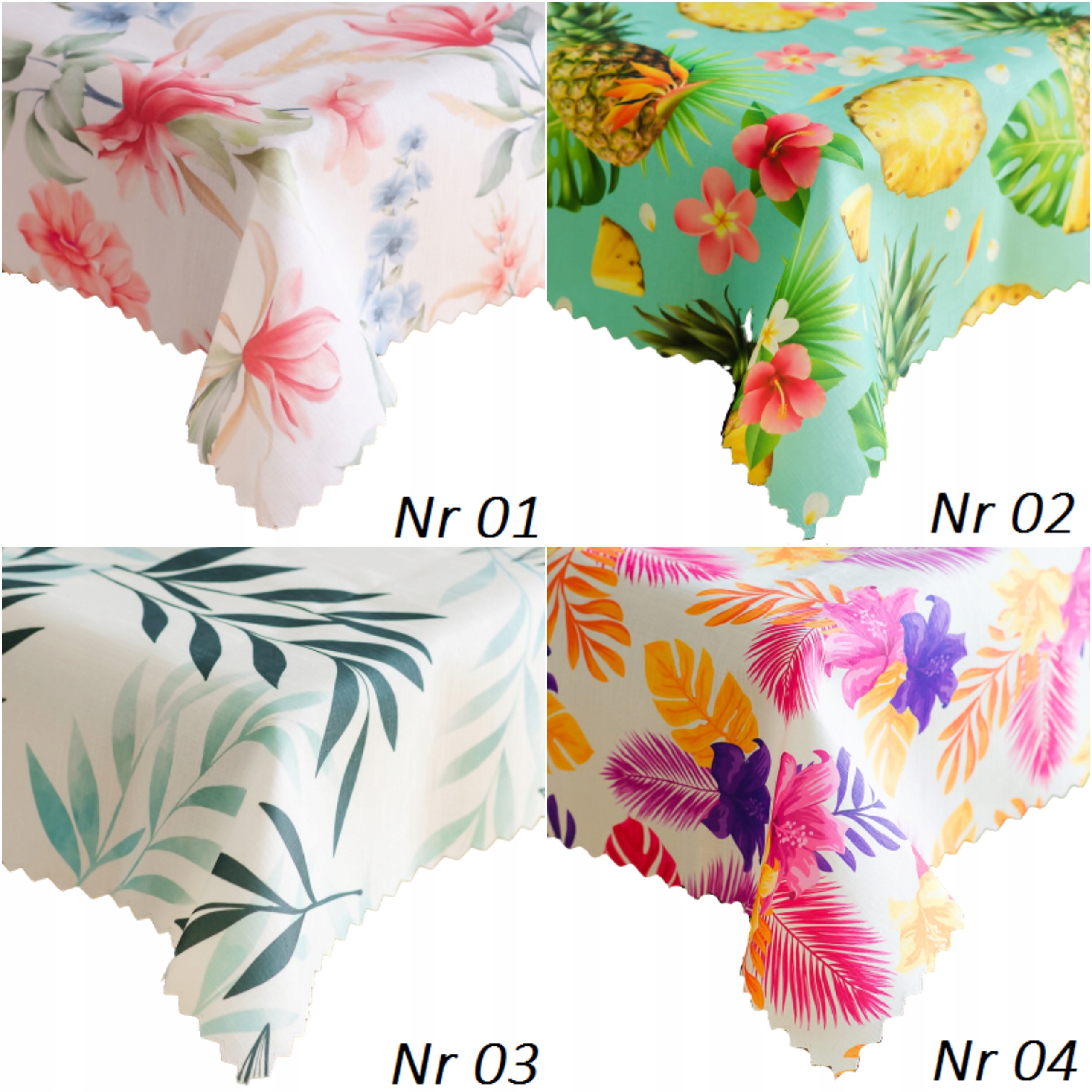 OBRUS PLAMOODPORNY 120x120 POLSKI RÓŻNE WZORY Typ obrus