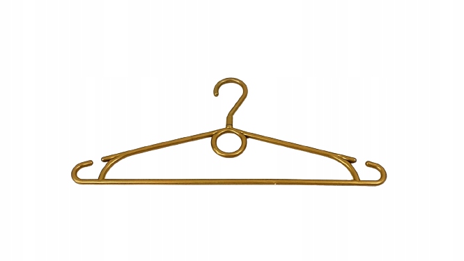 

Wieszak na ubrania odzież obrotowy Złoty 10 szt.