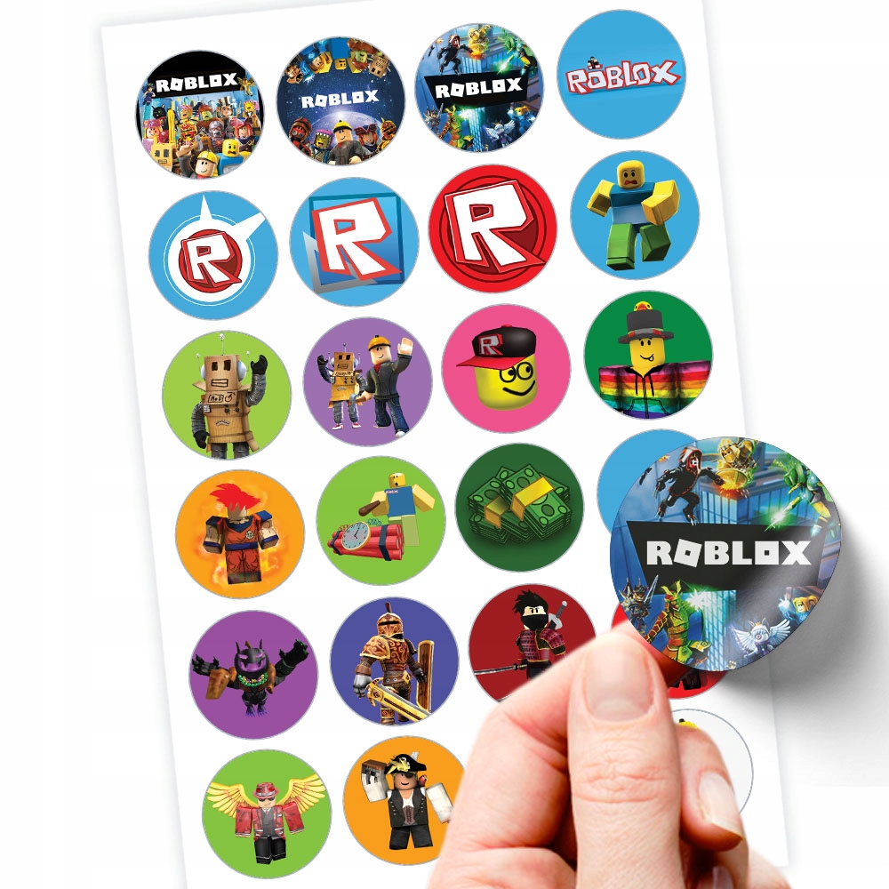 

24 Naklejki Roblox Jakość