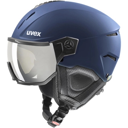 Uvex Instinct Visor kask narciarski hardshell z goglami Navy mat r.53-56cm