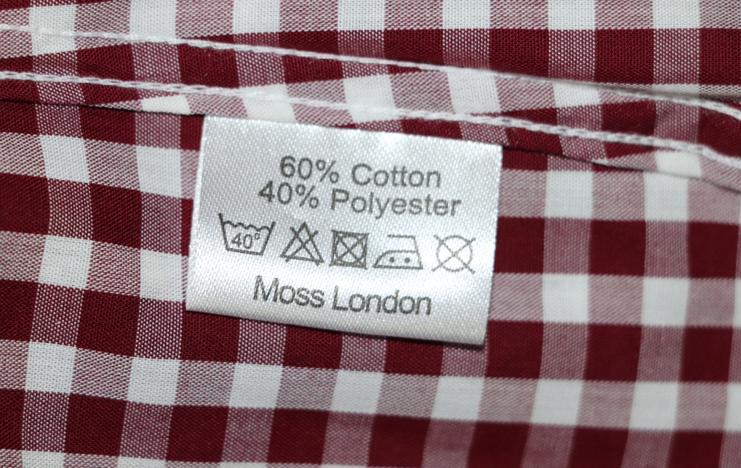 MOSS LODON SLIM FIT Koszula Elegancka Męska / M Model Slim Fit