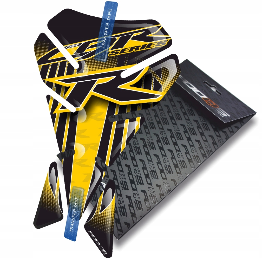 Tank-pad V1 od firmy Fooqs Honda Cbr 125 R 250 R 600 Rr 1000 Rr Žlutý
