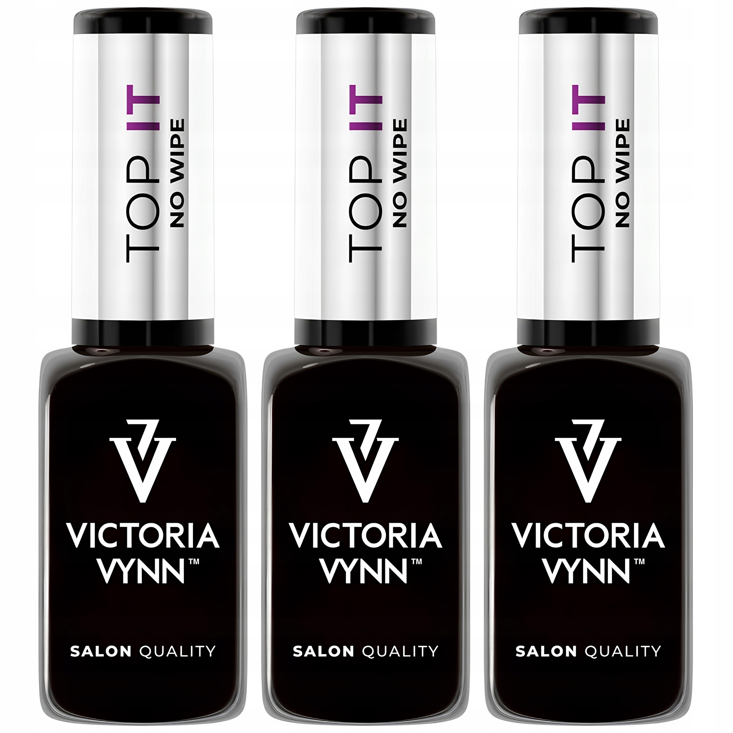3 x Victoria Vynn Gel Lak Top It No Wipe, 8 ML