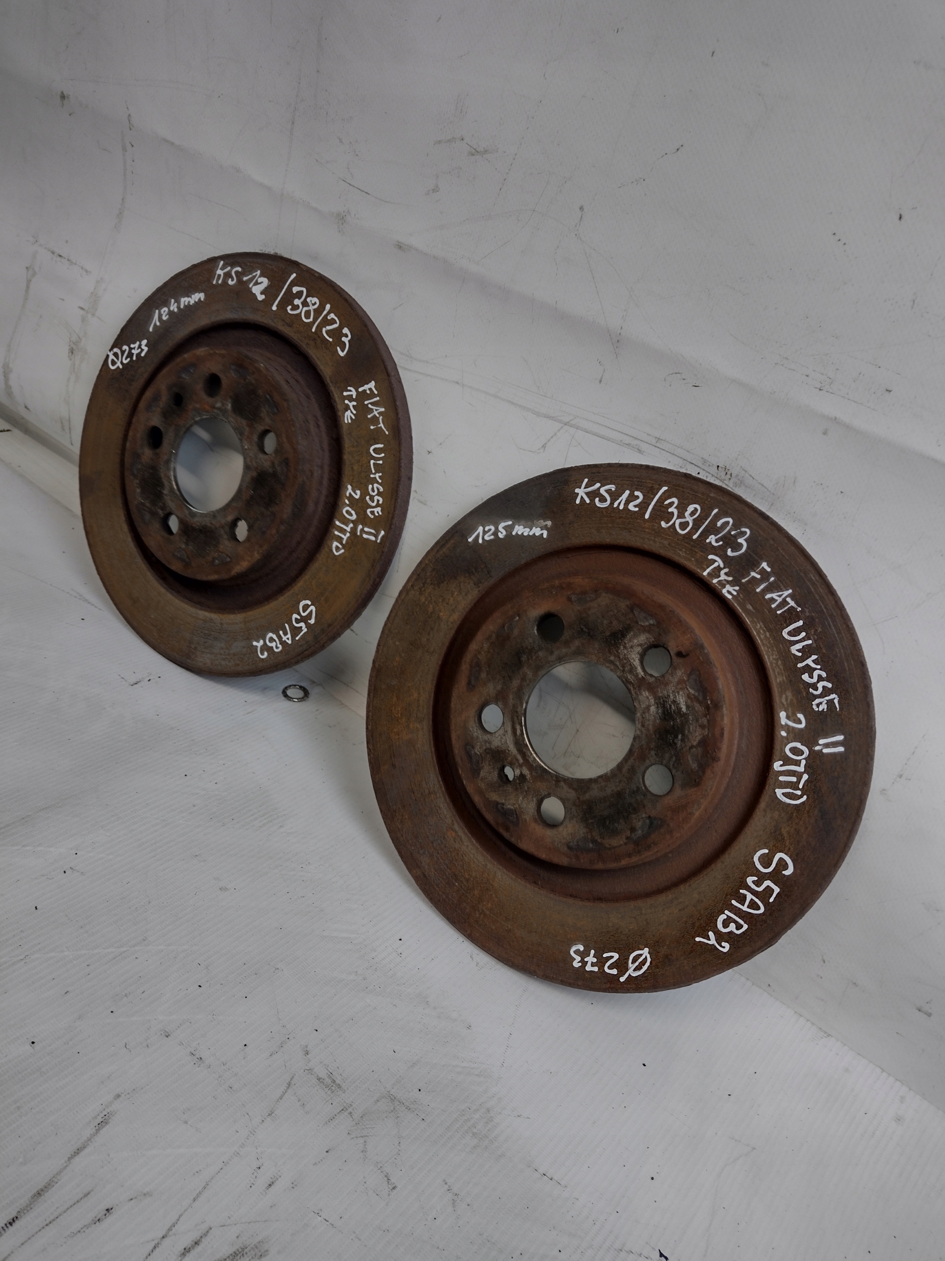 rear. discs brake Fiat Ulysse II 2,0 JTD