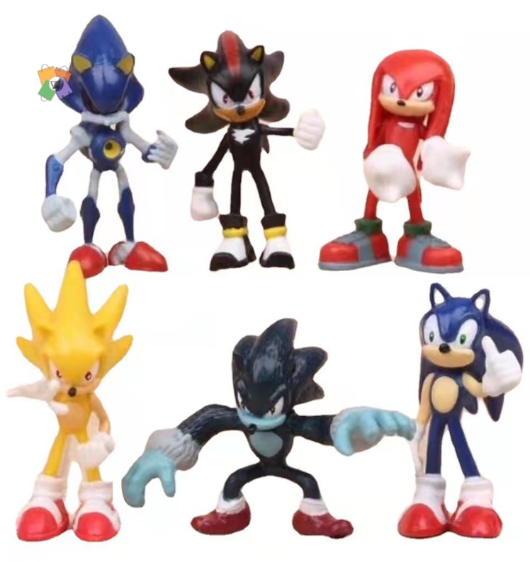 

Sonic The Hedgehog 3 Generacja Figurki 6 Sztuk