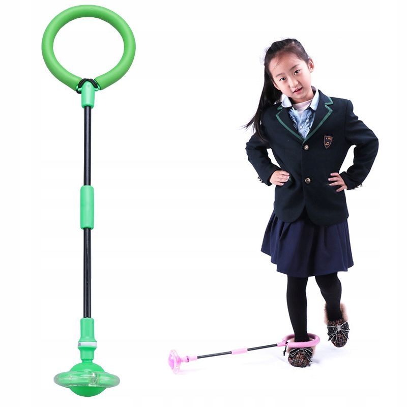 

Skakanka hula hop na nogę składana- zielona