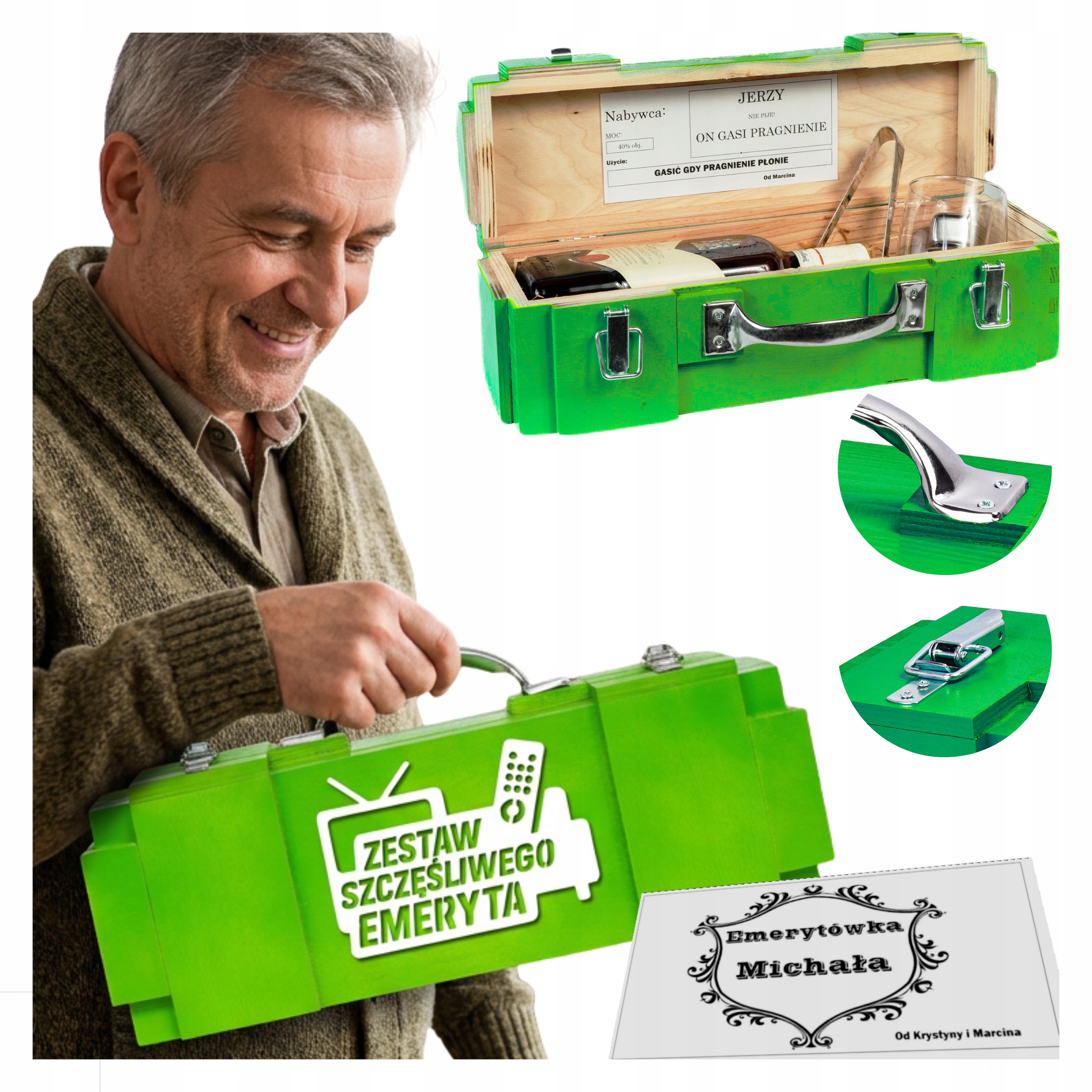 Dárek pro důchodce dřevěná krabička k narozeninám, odchod do důchodu tatínka