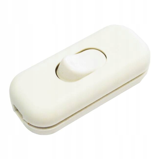 WyWłącznik przelotowy Polmark skręcany biały