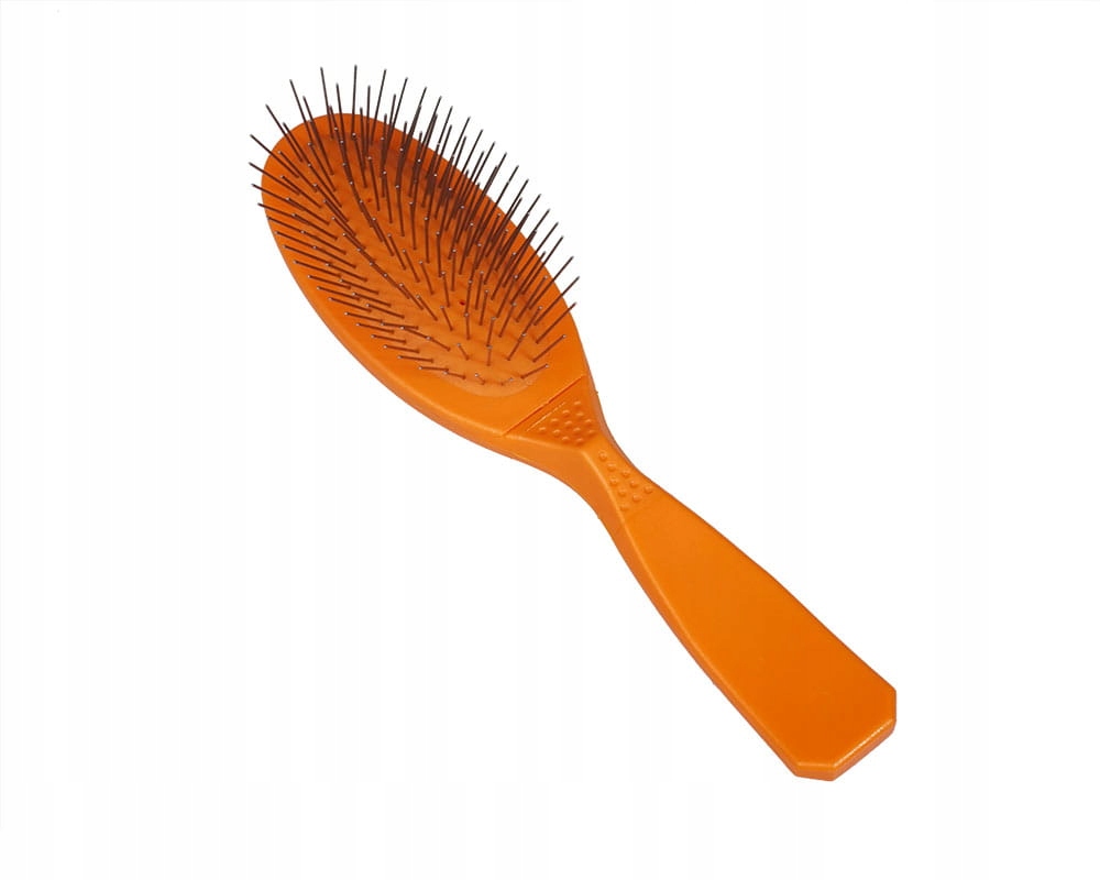 Levně Kartáč Pin Brush malý (s) oranžový, středně měkký Madan's
