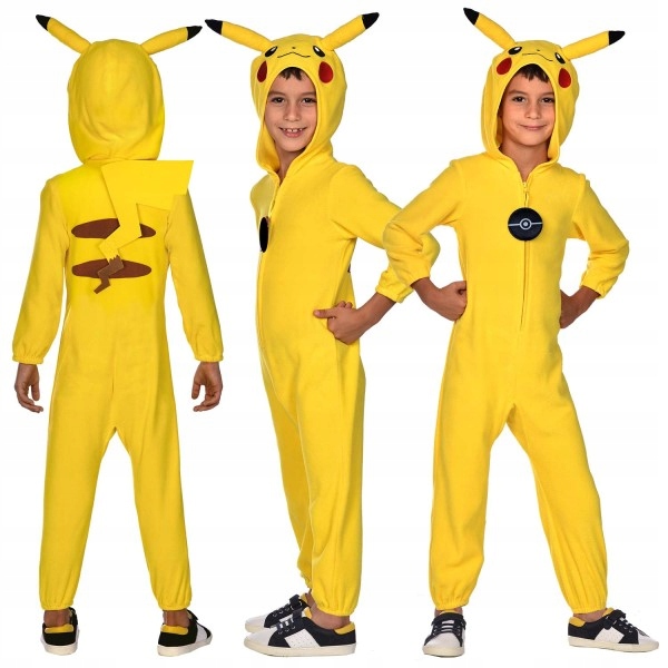 Kostium dziecięcy Pokemon Pikachu Strój na licencji 4-6 lat 104-116 cm