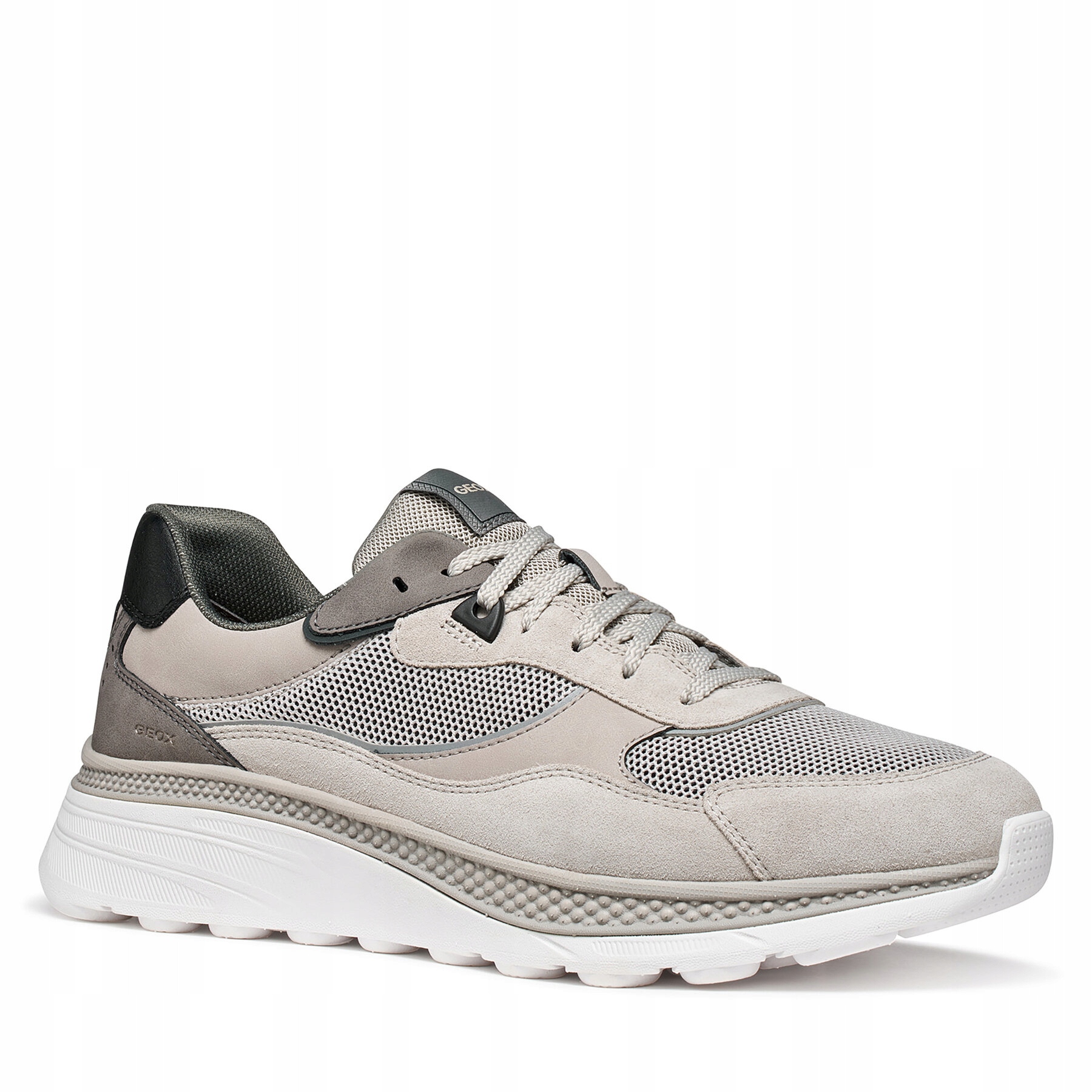 Geox Světle šedé pánské tenisky Geox Spherica Actif X1