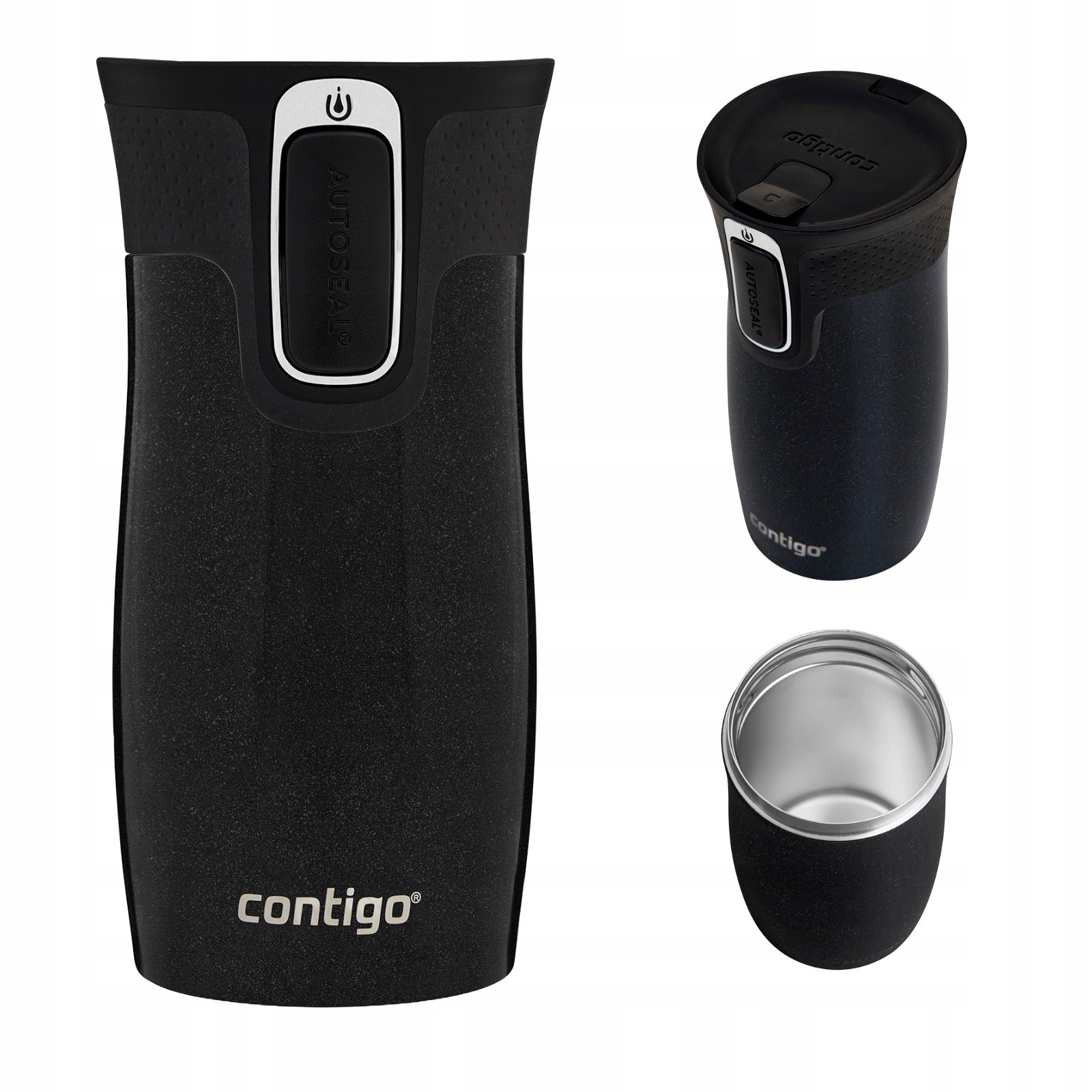 Kubek termiczny Contigo West Loop Mini 300ml Czarny metalik