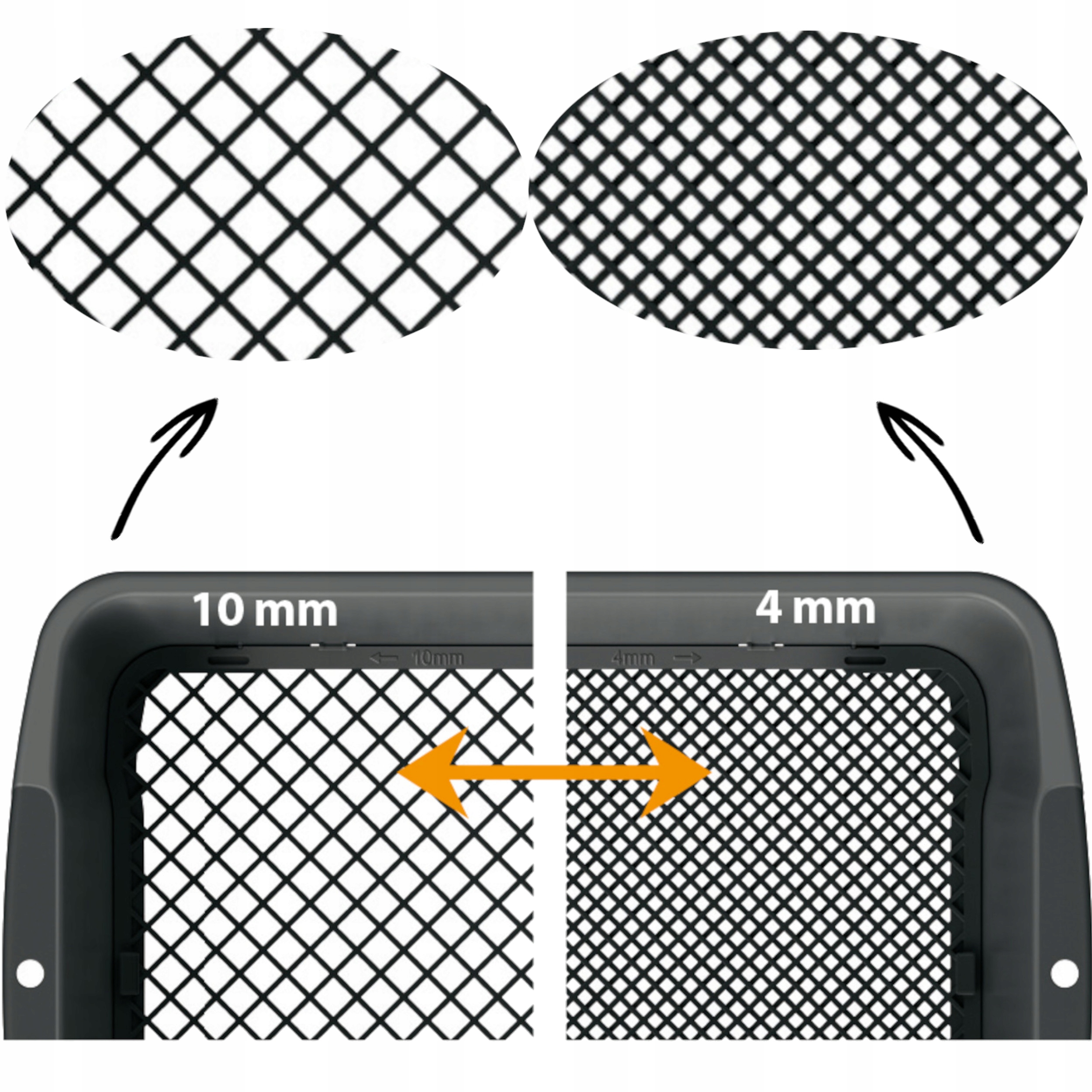 Sito ogrodowe regulacja przesiewanie ziemi kompost Kod producenta PRO-ISIK400-S411
