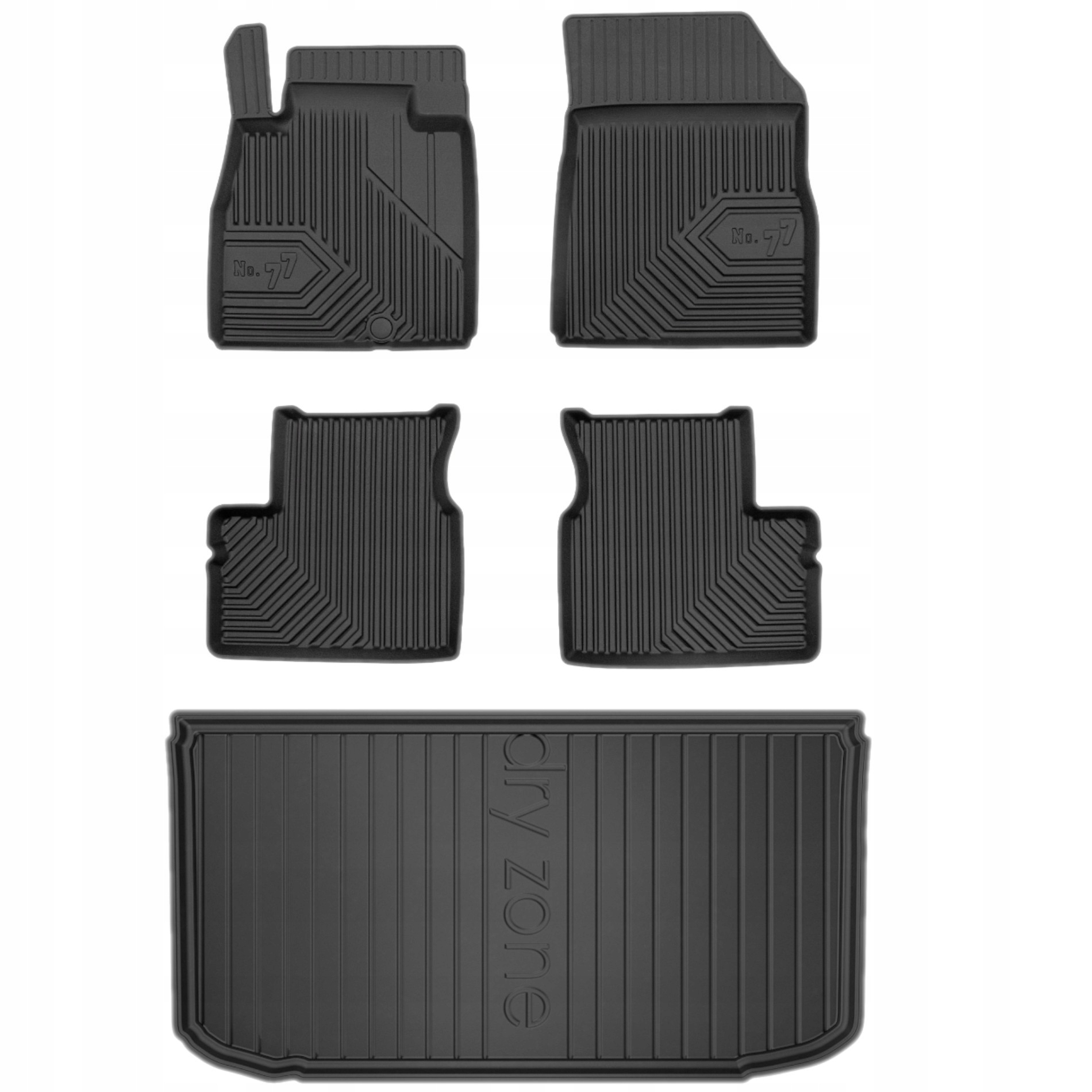 Koberčeky rohož Nissan Micra IV 10- bez povrchovej úpravy podlahy