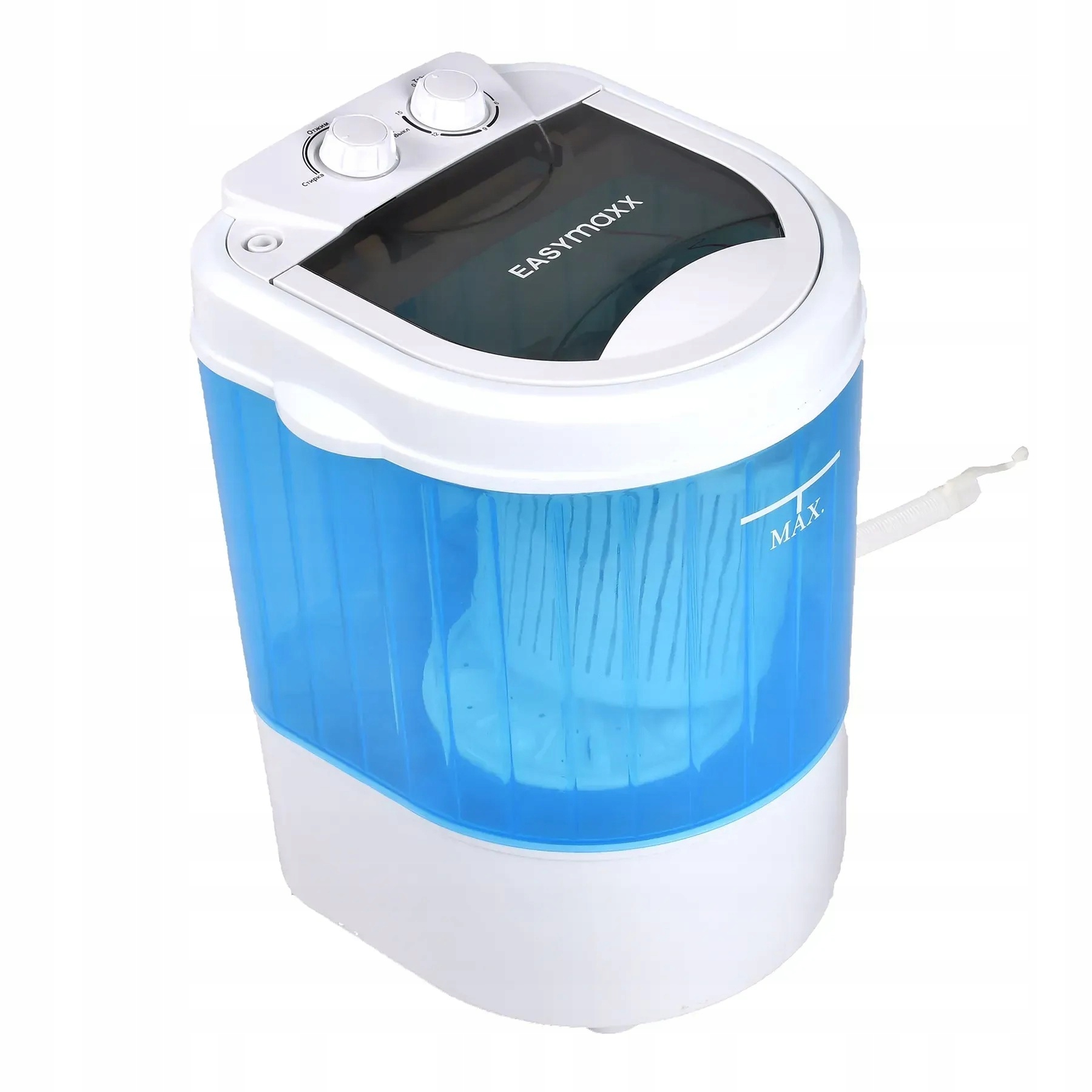 Mini Pralka Turystyczna 260W Pranie Płukanie I Wirowanie Kompaktowa