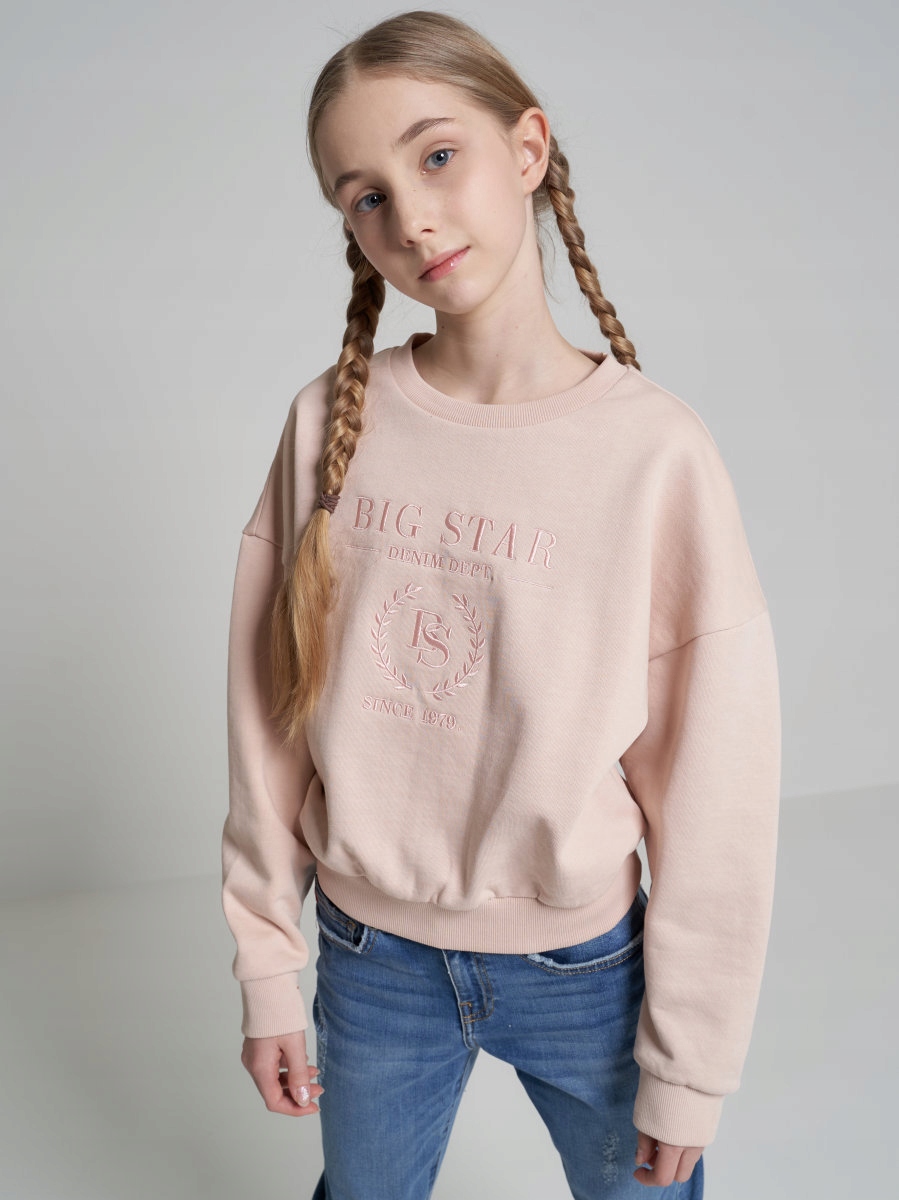 

Big Star Bluza Dziewczęca Różowa Donka 601 140