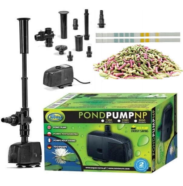 Pompa fontannowa do oczka wodnego Aqua Nova NP-2000 45W gratisy