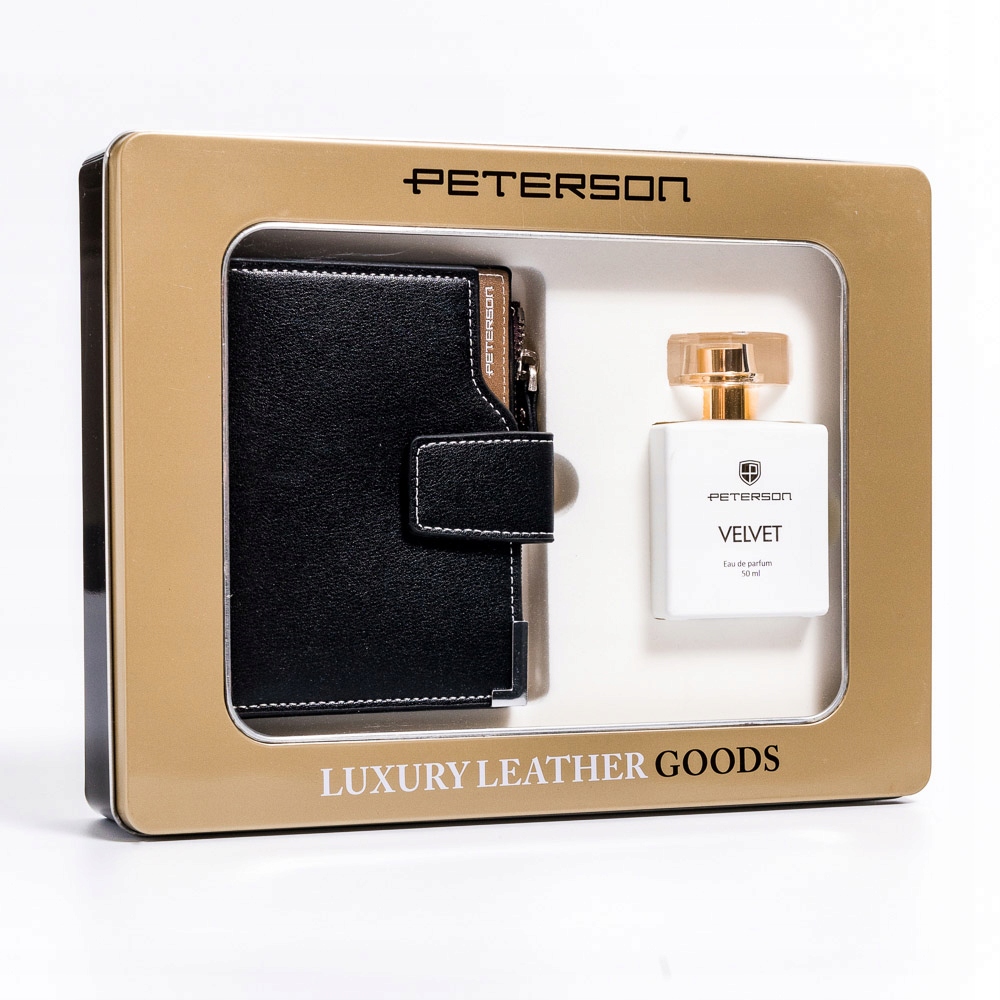 

Peterson zestaw portfel ekoskóra perfum