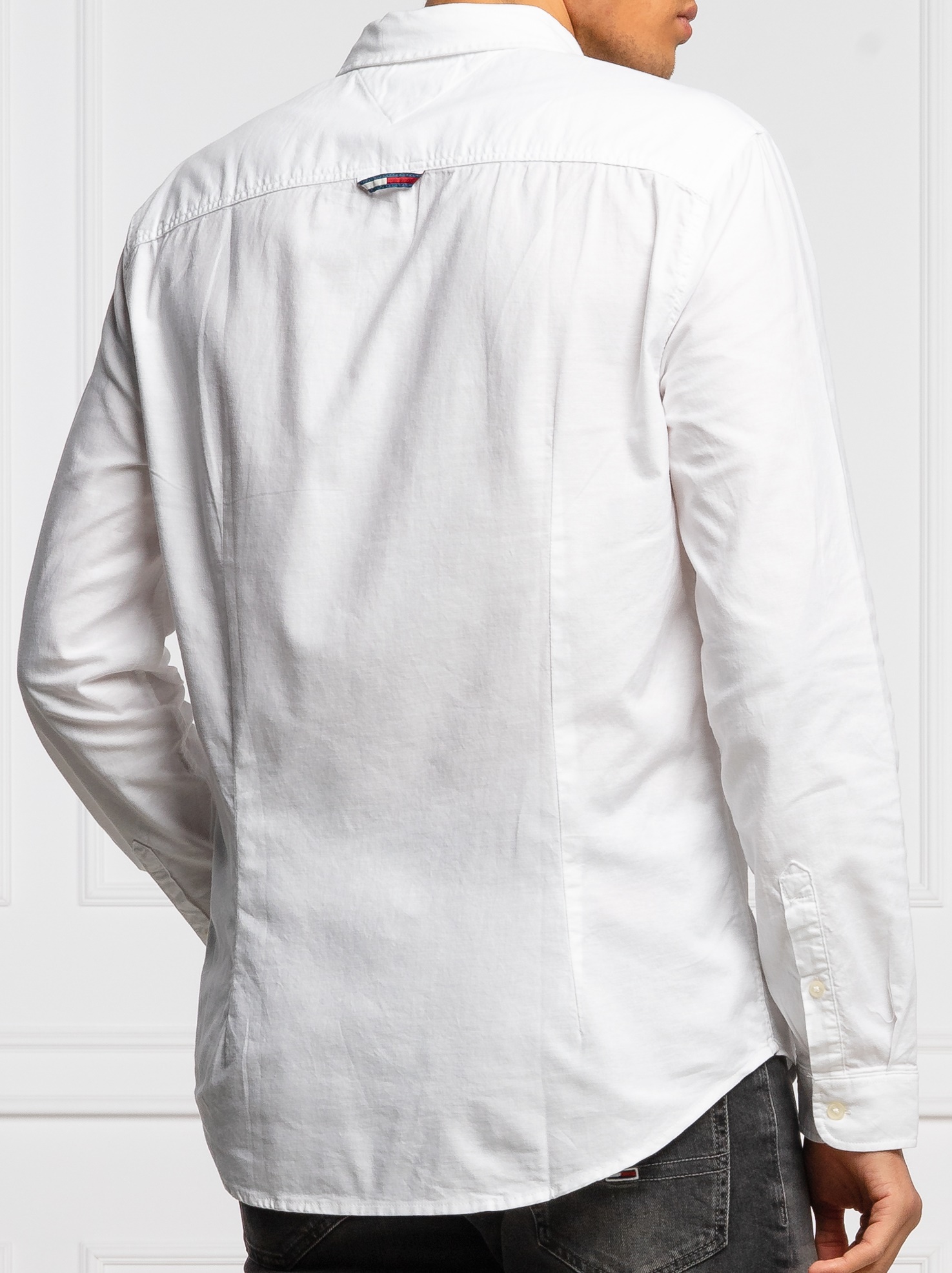 TOMMY HILFIGER KOSZULA MĘSKA SLIM FIT 40 / S Kolor biały