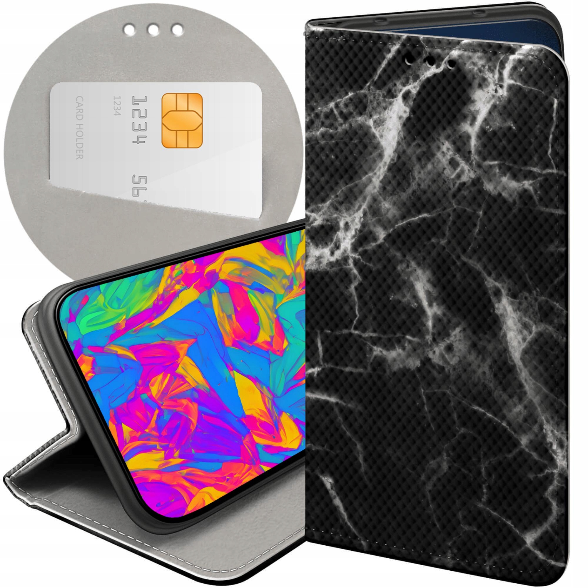 Etui Do Samsung Galaxy J3 2017 Marmur Marble Kamienie Naturalne Case