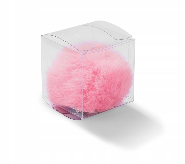 Brelok Breloczek Pompon - Futrzak do kluczy Różowy Marka inny