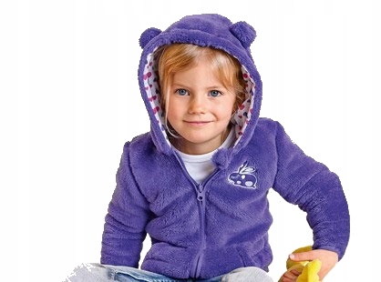 

Bluza rozpinana z kapturem miękka ciepła r. 92
