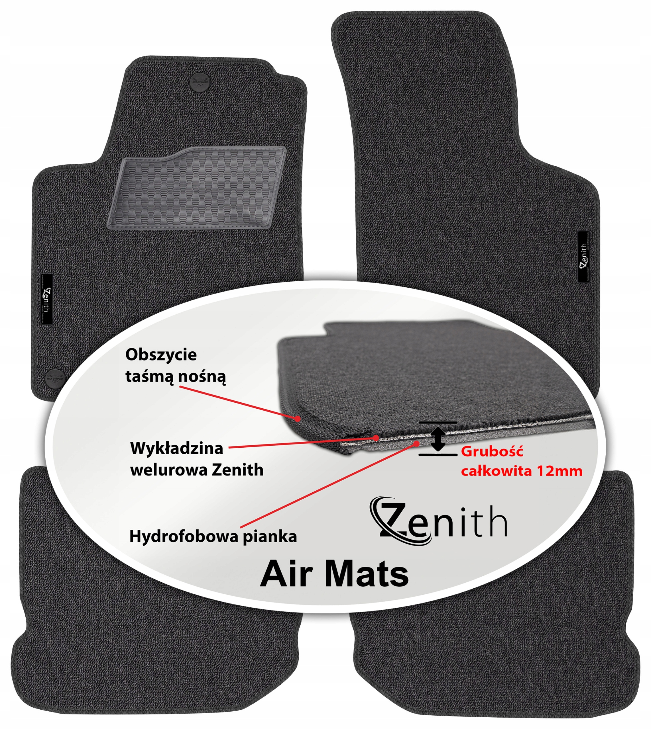 Škoda Octavia I 1997-2010 Velúrové koberčeky do auta Zenith Air Mats