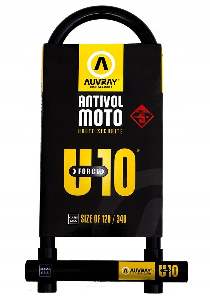 Auvray Zapięcie U-lock U-force 10 120x340mm 18mm