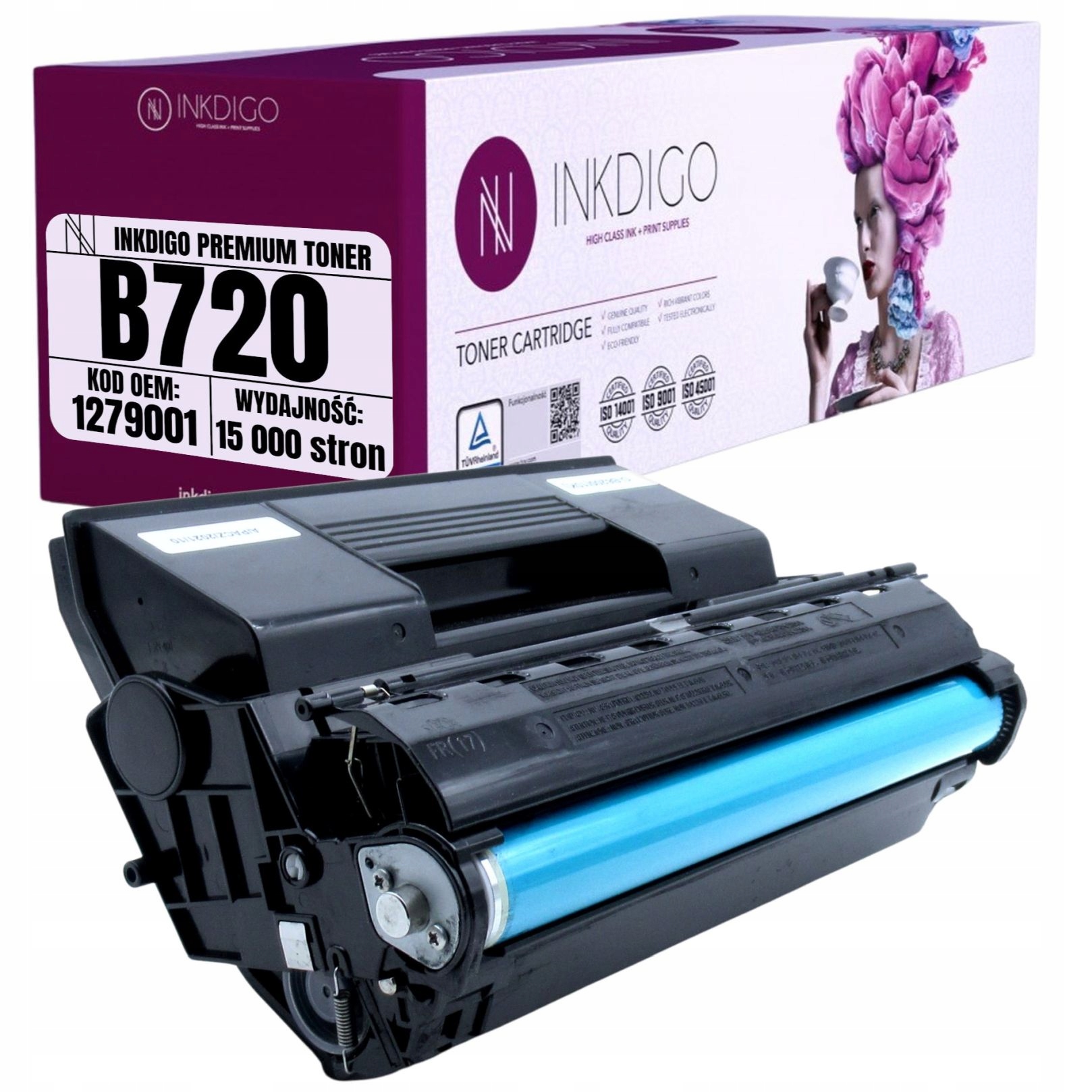 Náhradní toner pro Oki B710dn B720 B720dn B730n