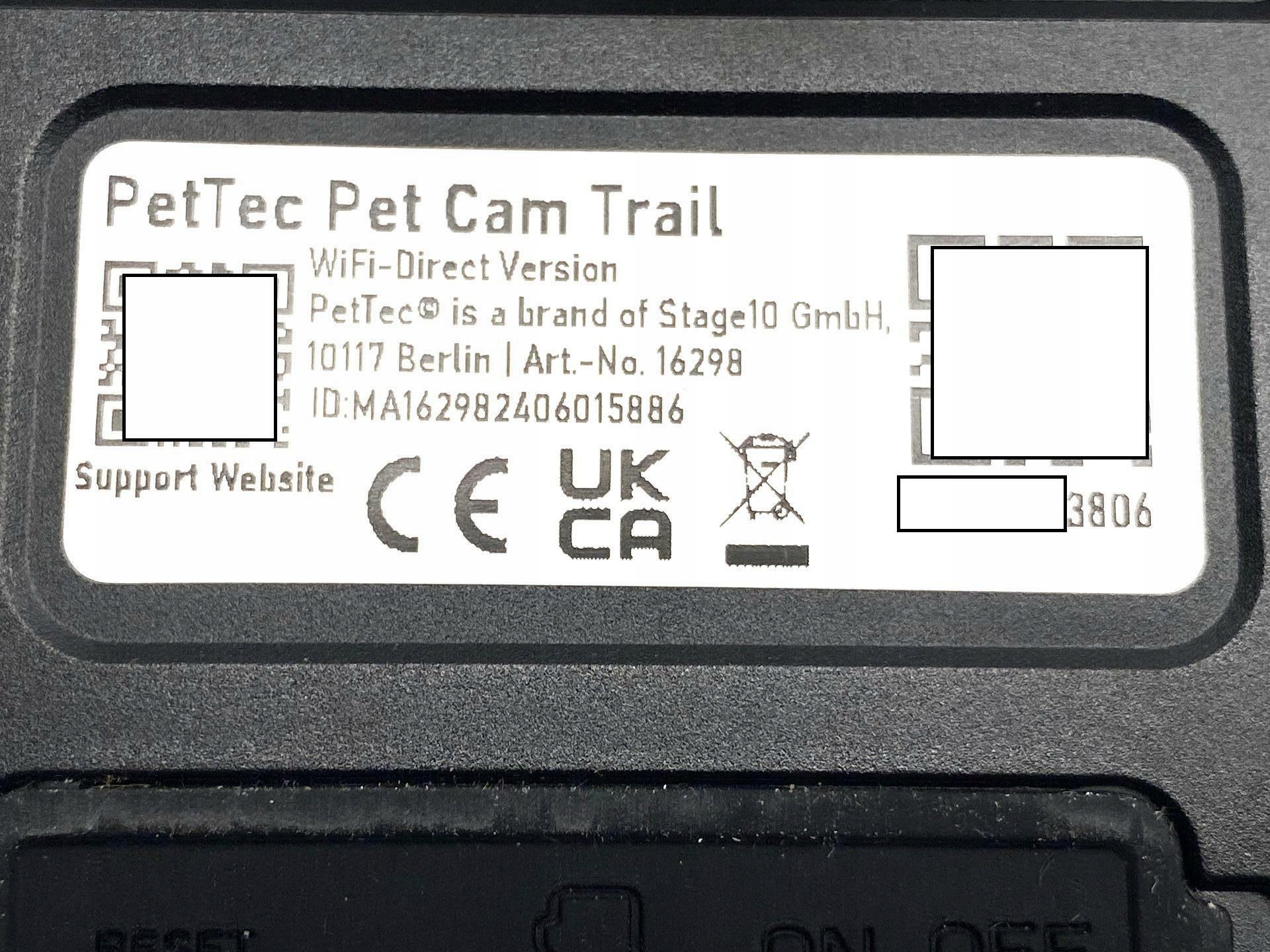 PetTec PetCam Trail WiFi lauko kamera laukinių gyvūnų stebėjimui