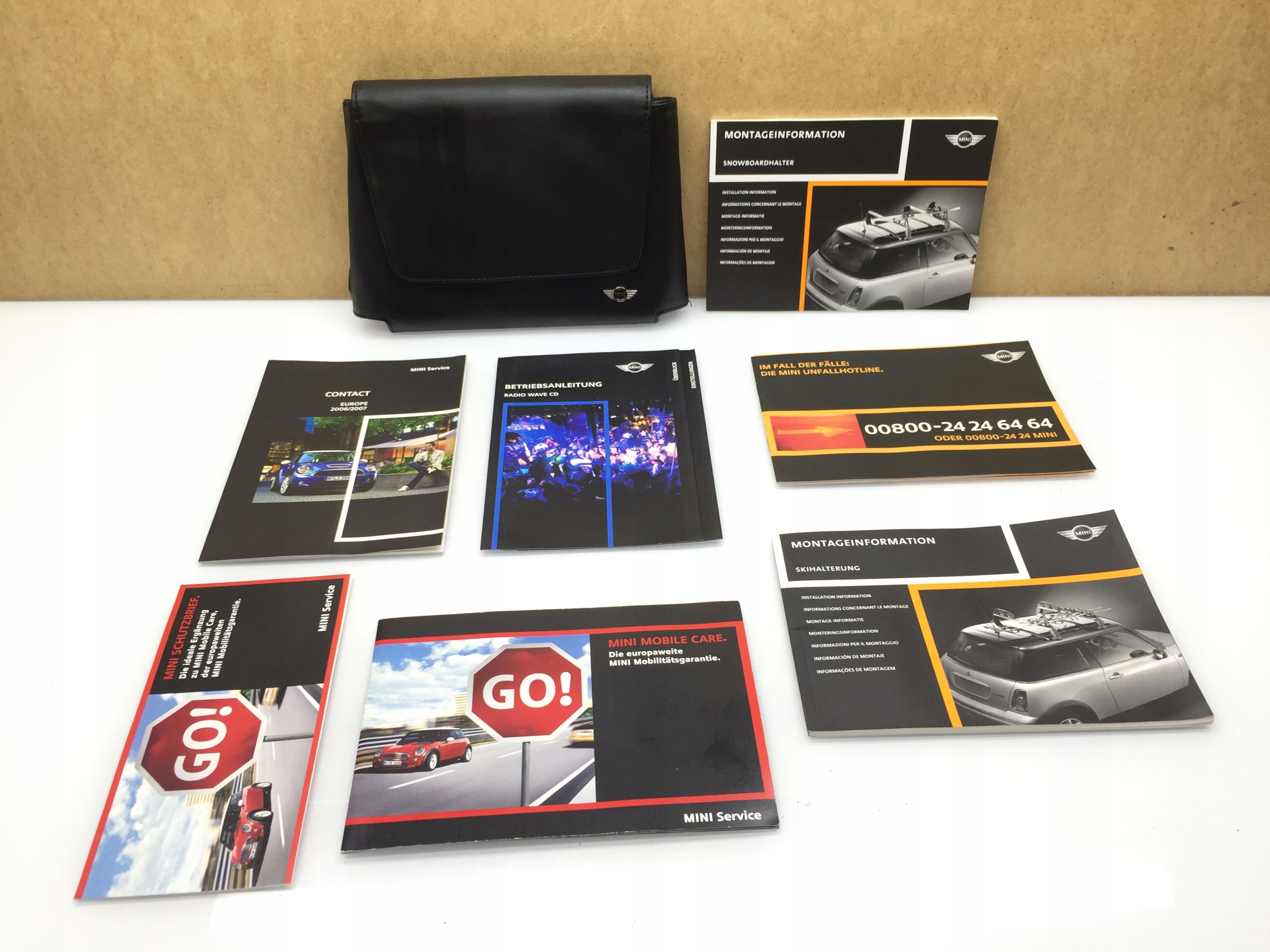 MINI COOPER S ONE R56 KSIĄŻKI SERWISOWE INSTRUKCJA ETUI