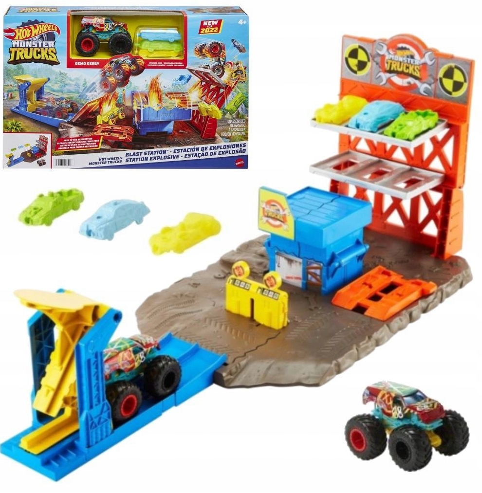 

Hot Wheels Monster Trucks Demolka Na Stacji HFB12