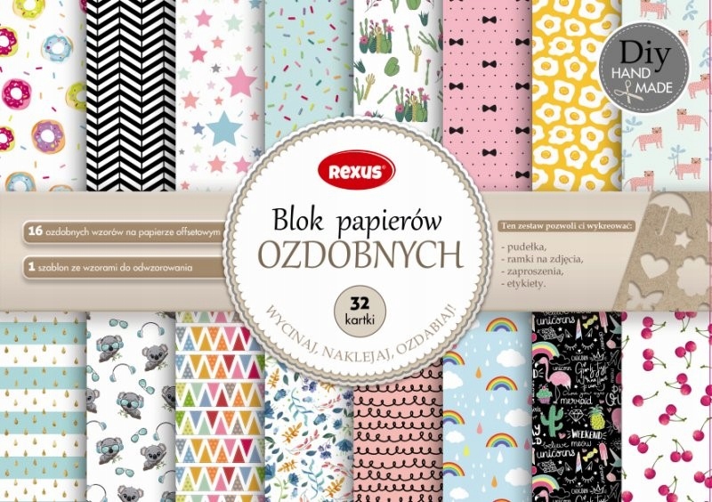 

Blok dekoracyjny Do Scrapbookingu A4 32kartki
