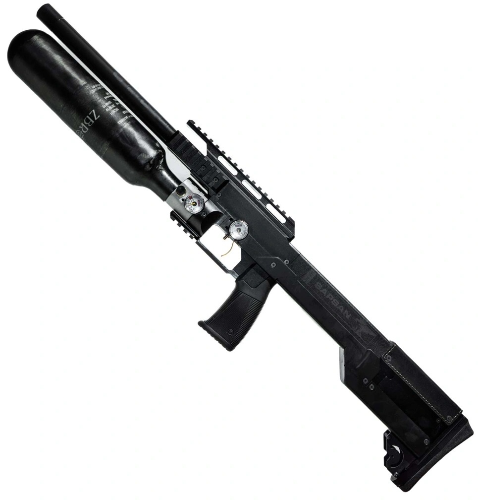 Karabin pneumatyczny Pcp Zbroia Sapsan Tac-mc 450/480 (kal. 5,5 mm, czarny)