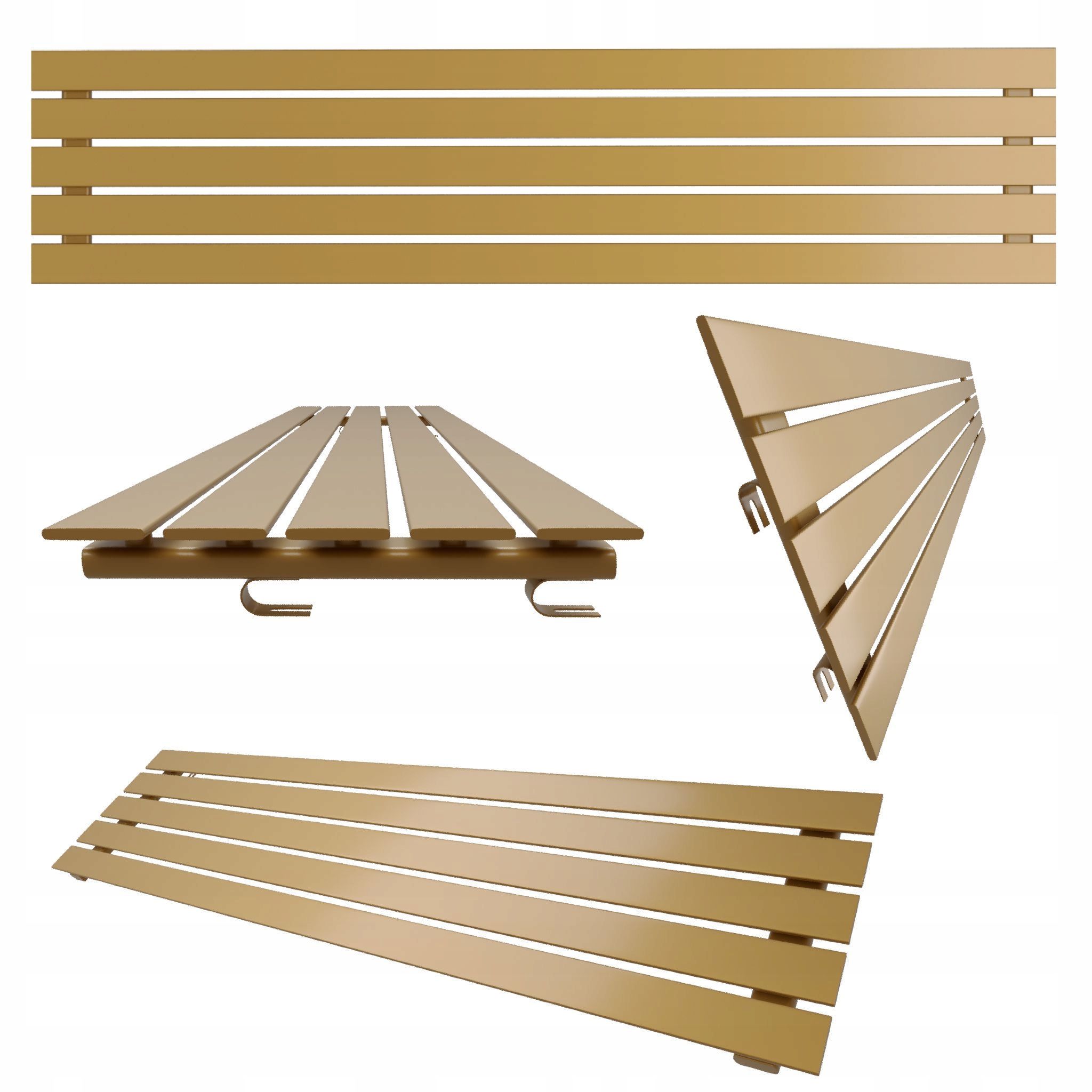 Horizontální pokojový radiátor Belloslim 38x180 antik