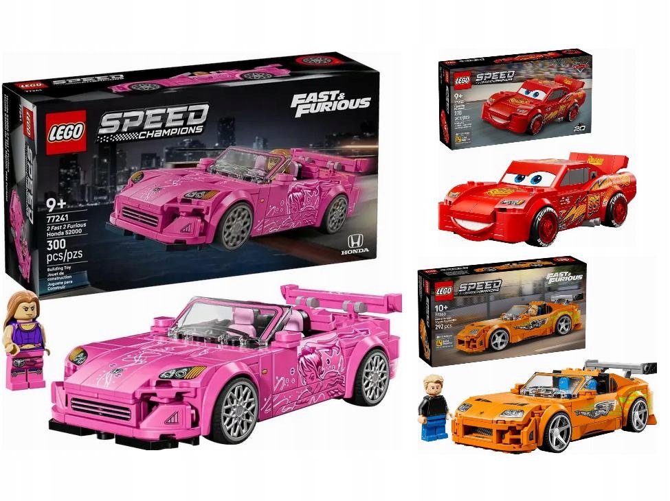 Klocki Lego Speed Champions 77241 Za szybcy za wściekli Honda S2000 Dwa