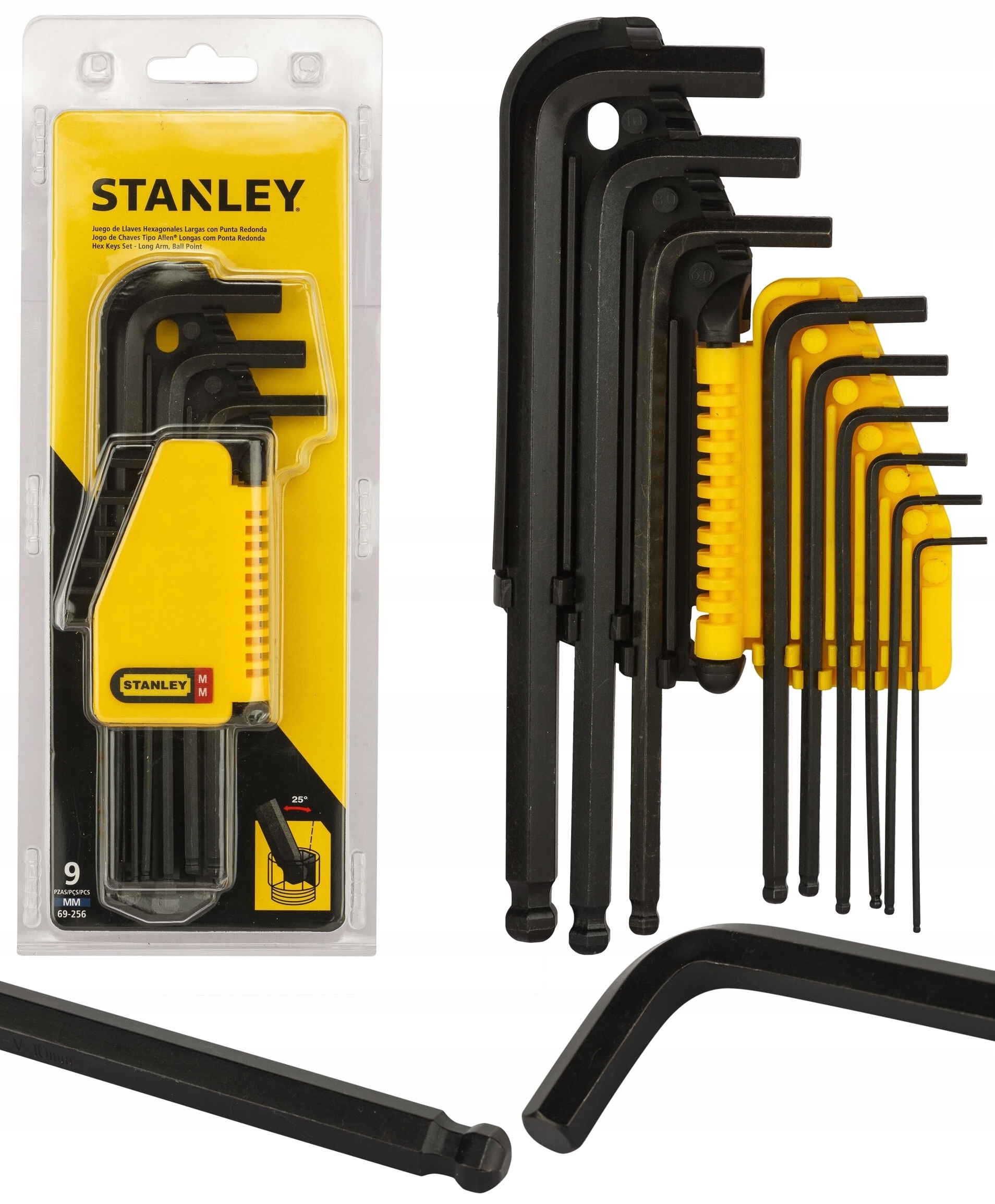 

Stanley 69-256 Klucze Imbusowe Imbusy 9el 1,5-10mm