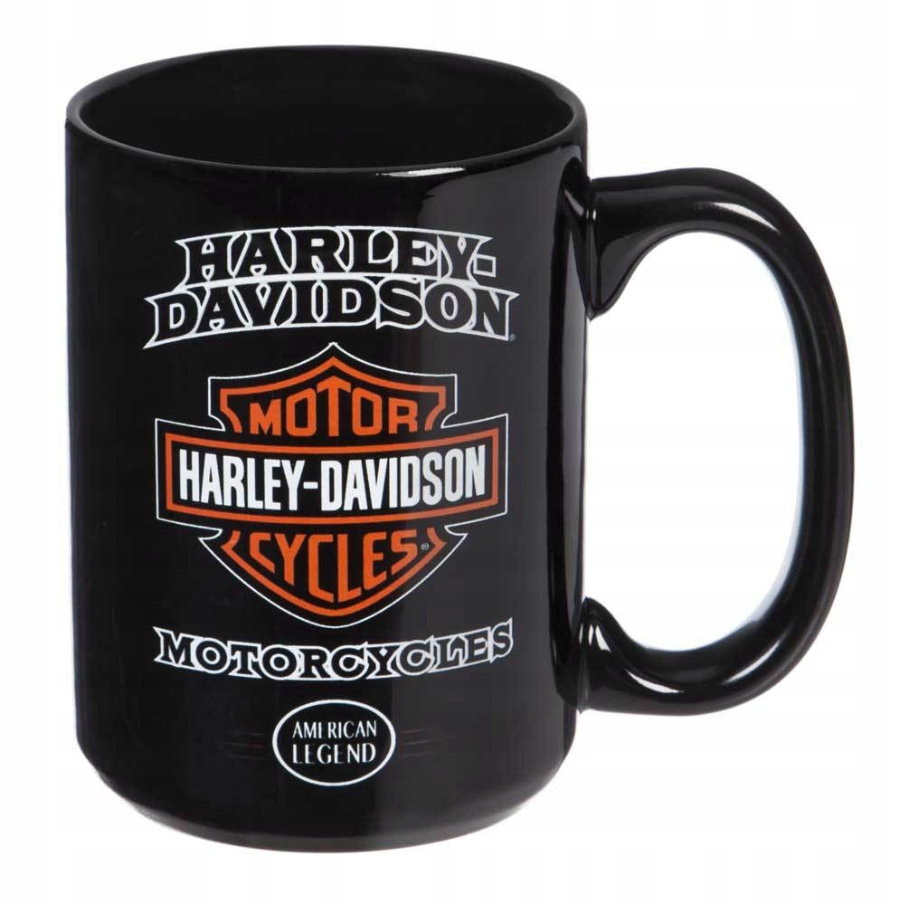 Kubek ceramiczny Harley Davidson Czarny logo