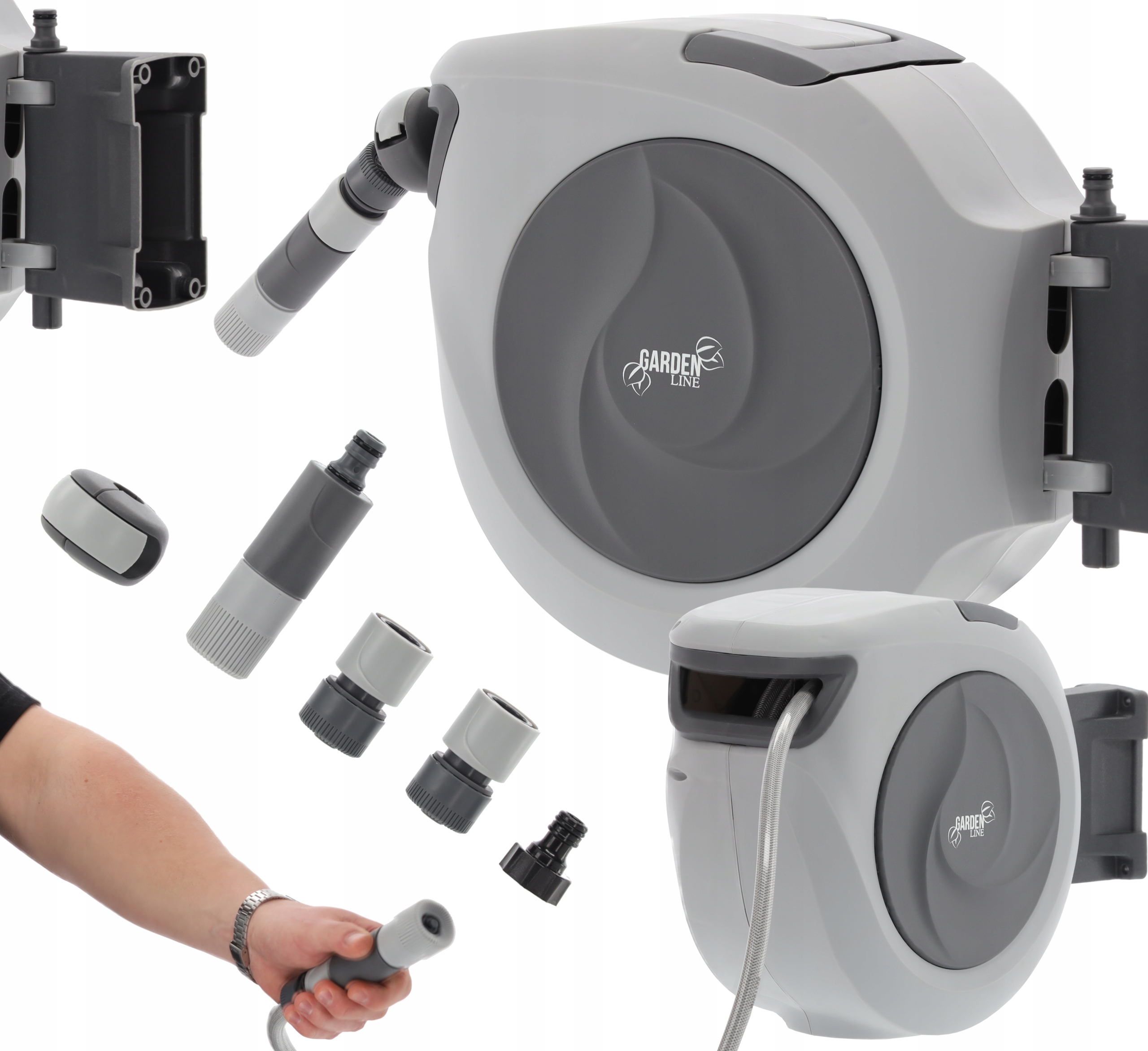 Automatický Navíjač záhradnej hadice s nástenným držiakom 15 M