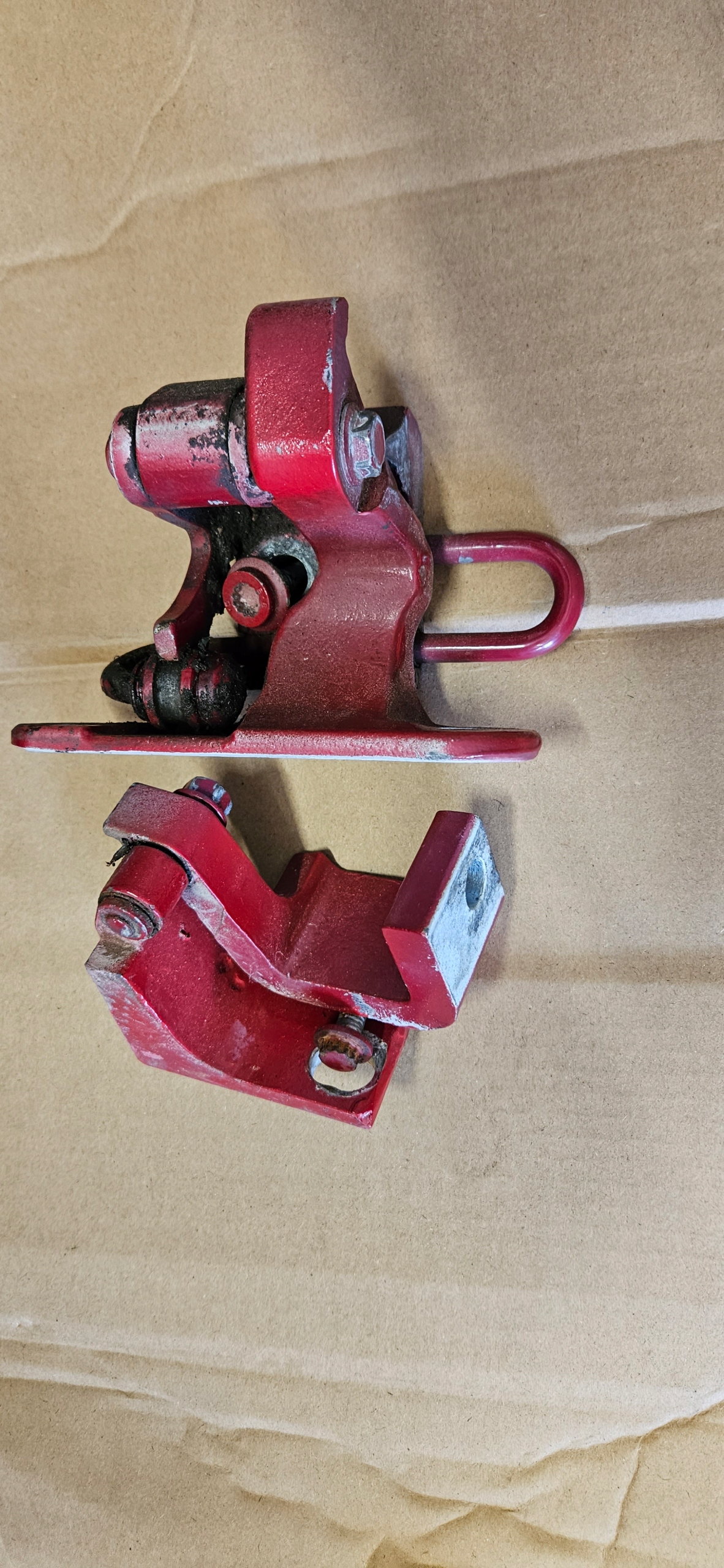 VW Transporter T5 zawiasy drzwi lewe przód