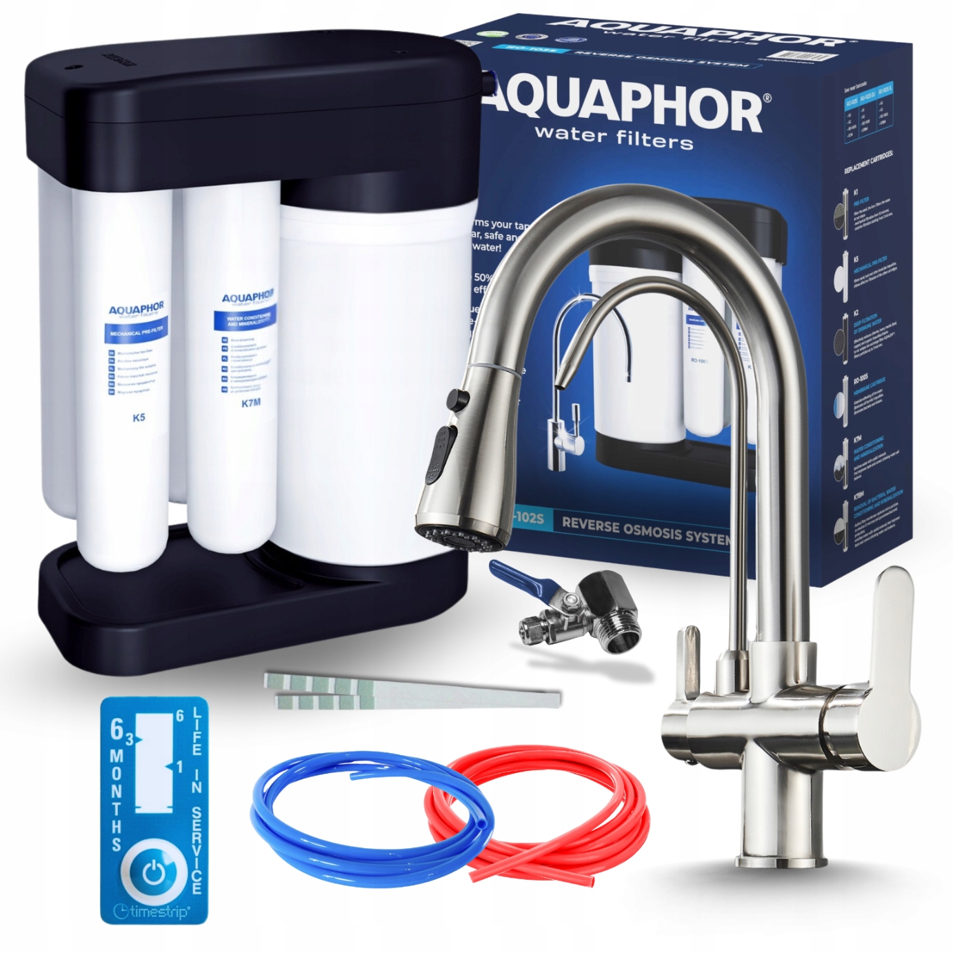 Sada Pro Úpravu Pitné Vody Pzh, Podskříňový Filtr A Třícestný Kohoutek