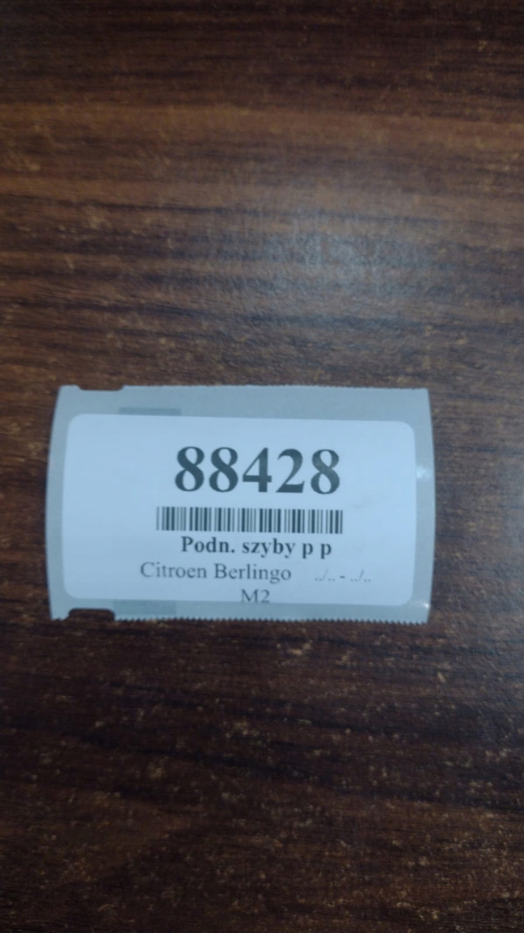 CITROEN BERLINGO III 1.6 window regulator right front 9680557860