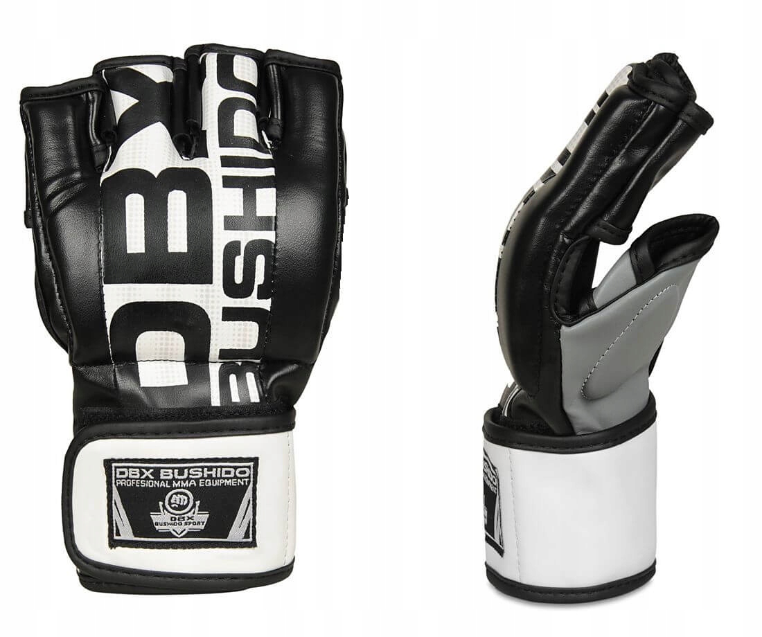 RĘKAWICE DO MMA GRAPPLINGOWE TRENINGOWE PŁASKIE NA WOREK DBX BUSHIDO L Waga produktu z opakowaniem jednostkowym 1 kg