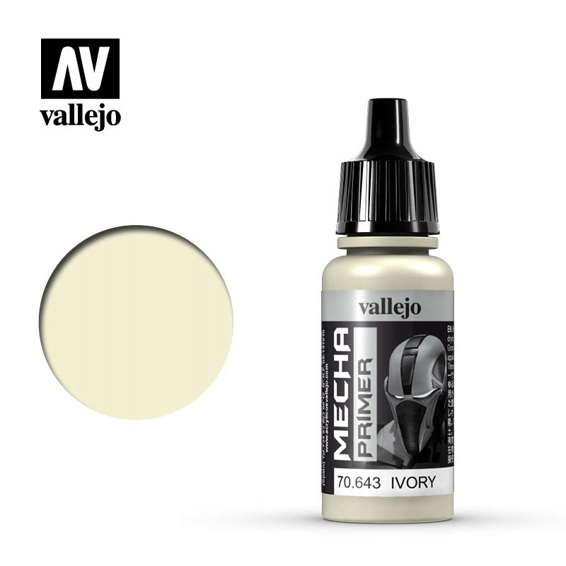 Vallejo Mecha Color 70.643 Ivory Primer 17 ml New